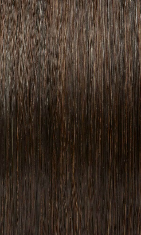 Invisible Seamless Clip In Hair Extensions 2 Darkest Brown