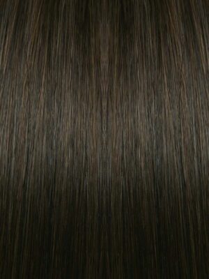 Jet Black-Darkest Brown Mix Blend (#MB1-2) Hair Extensions