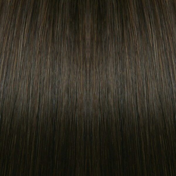 Jet Black-Darkest Brown Mix Blend (#MB1-2) Hair Extensions
