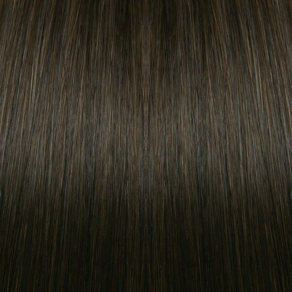 Jet Black-Darkest Brown Mix Blend (#MB1-2) Hair Extensions