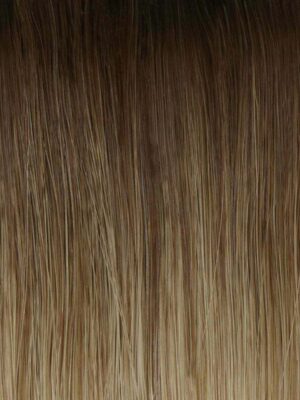 Ash Brown-Beach Blonde (#T5-613) Rooted Ombre Hair Extensions
