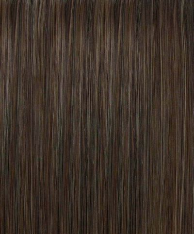 Darkest Brown-Dark Ash Brown #MB-2-3 Mix Blend Hair Extensions