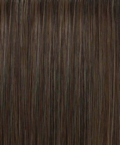 Darkest Brown-Dark Ash Brown #MB-2-3 Mix Blend Hair Extensions