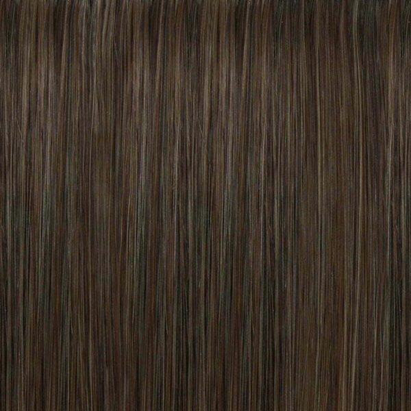 Darkest Brown-Dark Ash Brown (#MB2-3) Mix Blend Hair Extensions