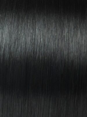 Jet Black-Darkest Brown (#1B) Hair Extensions