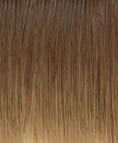 Light Ash Brown/Platinum Ash Blonde (#T8/60) Rooted Ombre Hair Extensions